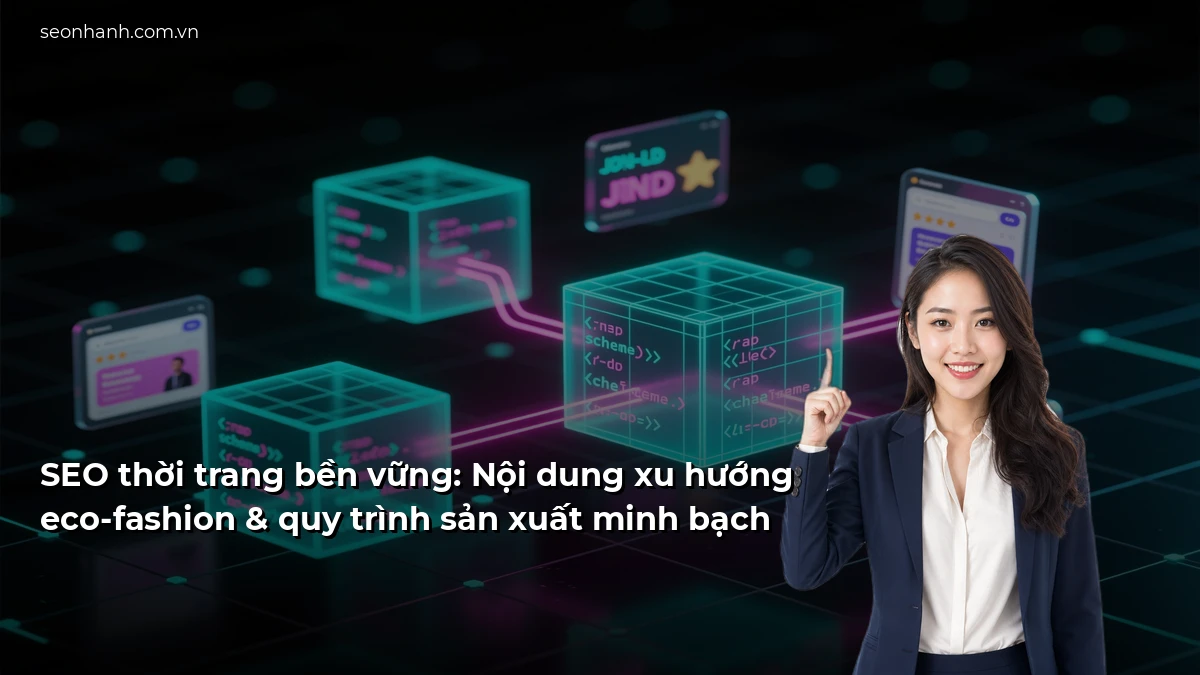 SEO thời trang bền vững: Nội dung xu hướng eco-fashion & quy trình sản xuất minh bạch