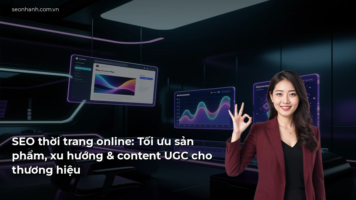 SEO thời trang online: Tối ưu sản phẩm, xu hướng & content UGC cho thương hiệu