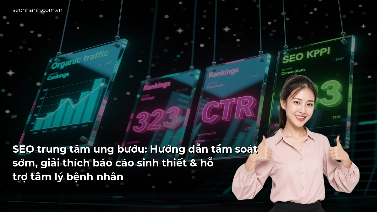 SEO trung tâm ung bướu: Hướng dẫn tầm soát sớm, giải thích báo cáo sinh thiết & hỗ trợ tâm lý bệnh nhân