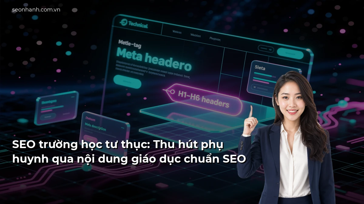 SEO trường học tư thục: Thu hút phụ huynh qua nội dung giáo dục chuẩn SEO