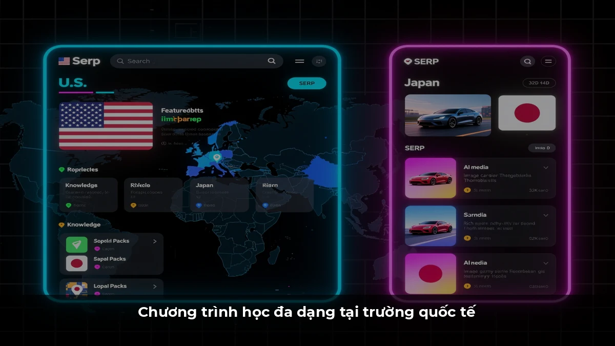 Chương trình học đa dạng tại trường quốc tế