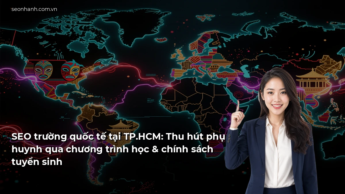 SEO trường quốc tế tại TP.HCM: Thu hút phụ huynh qua chương trình học & chính sách tuyển sinh