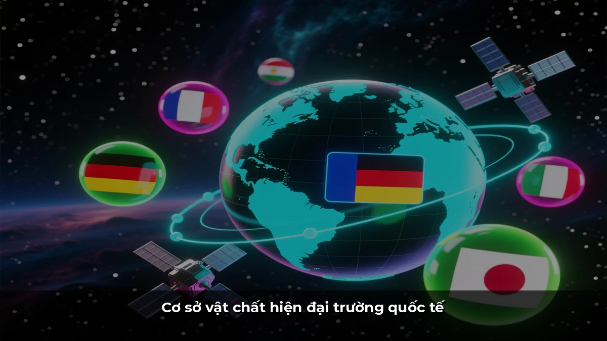 Cơ sở vật chất hiện đại trường quốc tế