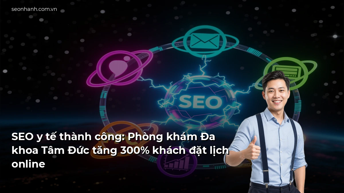 SEO y tế thành công: Phòng khám Đa khoa Tâm Đức tăng 300% khách đặt lịch online