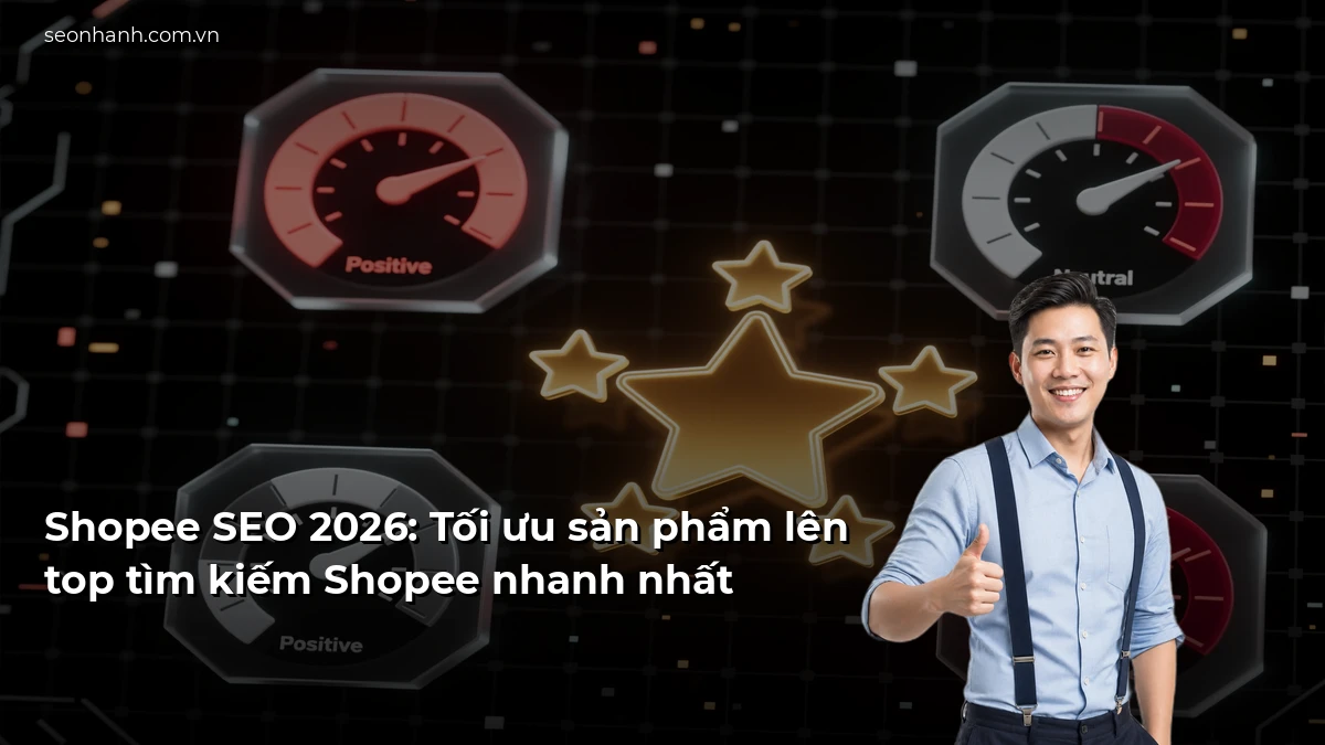 Shopee SEO 2026: Tối ưu sản phẩm lên top tìm kiếm Shopee nhanh nhất