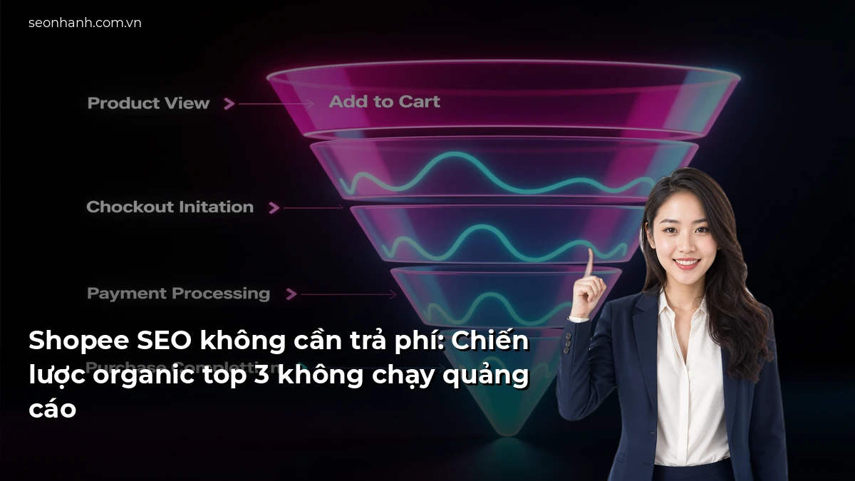 Shopee SEO không cần trả phí: Chiến lược organic top 3 không chạy quảng cáo