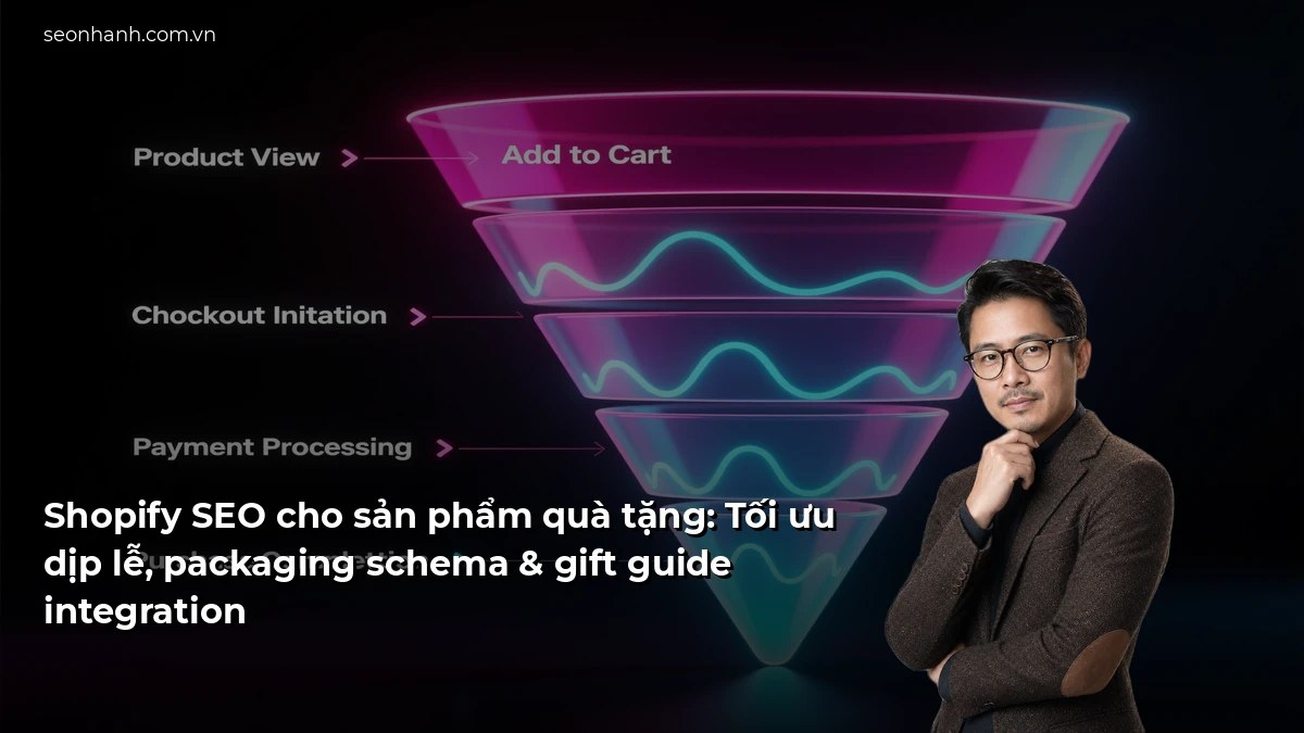 Shopify SEO cho sản phẩm quà tặng: Tối ưu dịp lễ, packaging schema & gift guide integration
