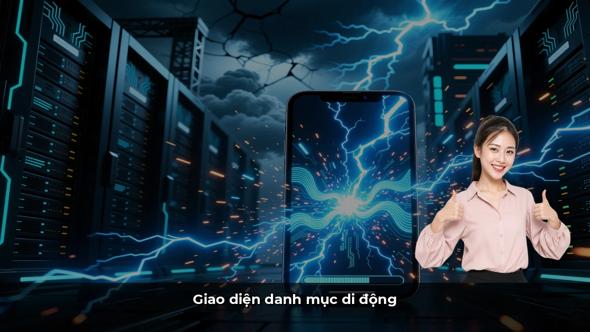 Giao diện danh mục di động