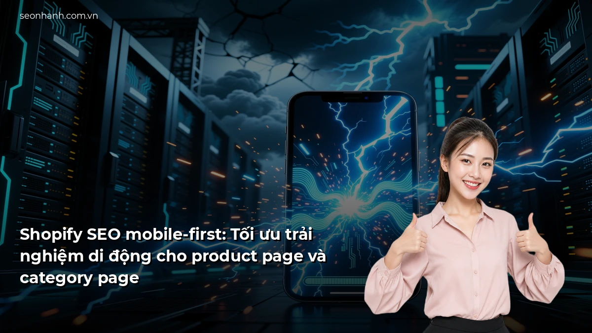 Shopify SEO mobile-first: Tối ưu trải nghiệm di động cho product page và category page