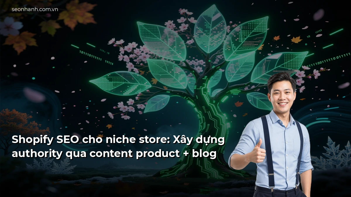 Shopify SEO cho niche store: Xây dựng authority qua content product + blog