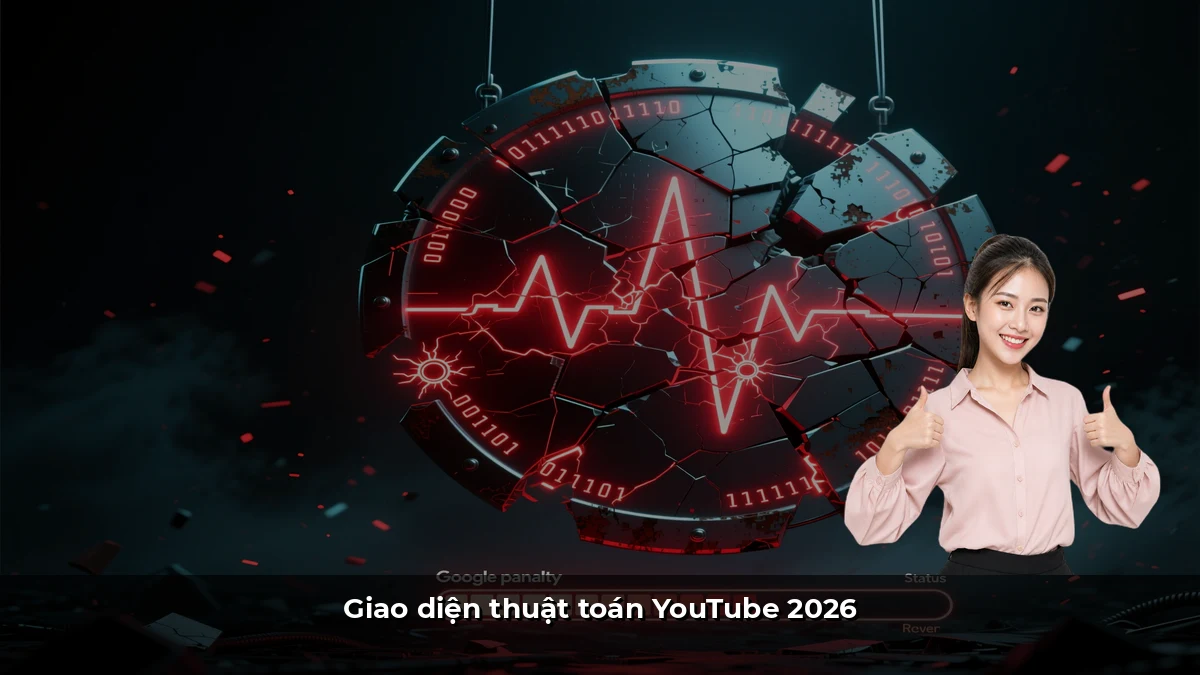 Giao diện thuật toán YouTube 2026