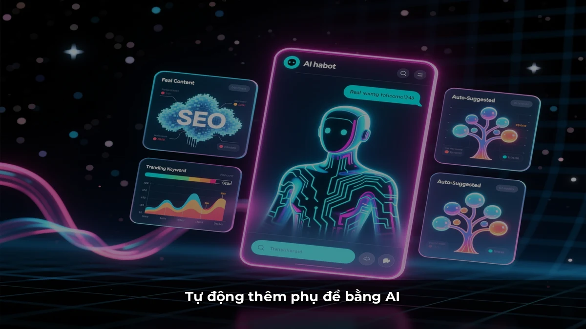 Tự động thêm phụ đề bằng AI