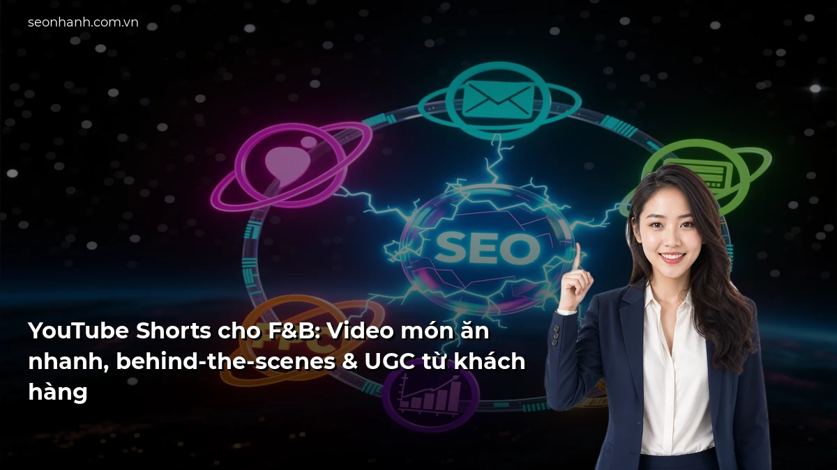 YouTube Shorts cho F&B: Video món ăn nhanh, behind-the-scenes & UGC từ khách hàng