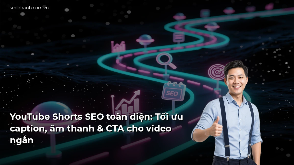YouTube Shorts SEO toàn diện: Tối ưu caption, âm thanh & CTA cho video ngắn