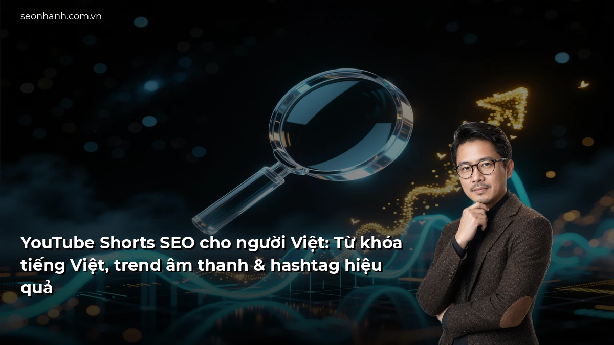 YouTube Shorts SEO cho người Việt: Từ khóa tiếng Việt, trend âm thanh & hashtag hiệu quả
