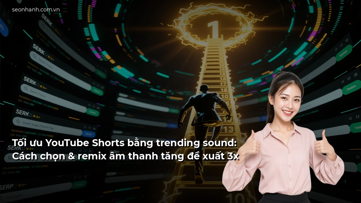 Tối ưu YouTube Shorts bằng trending sound: Cách chọn & remix âm thanh tăng đề xuất 3x