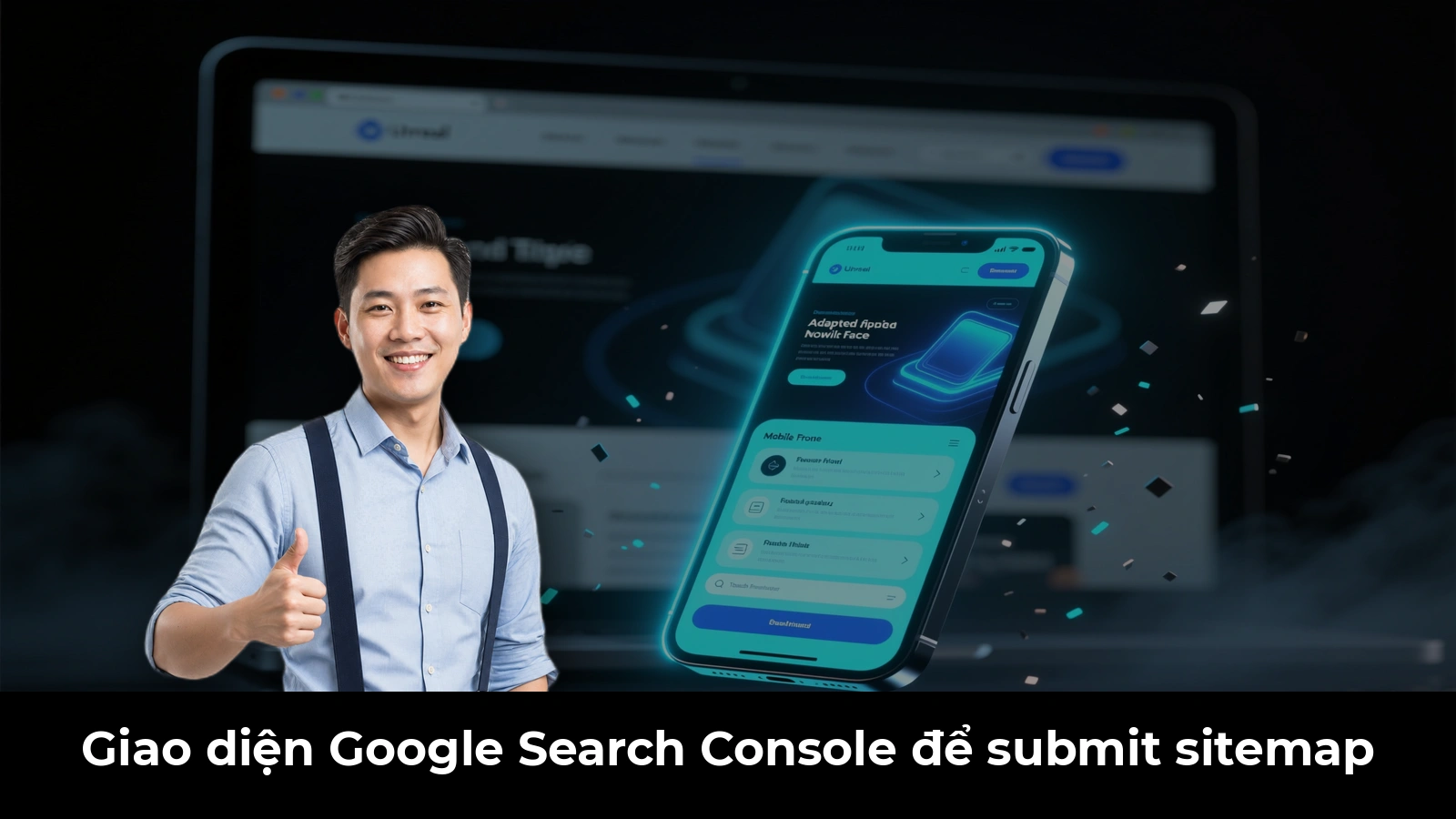 Giao diện Google Search Console để submit sitemap