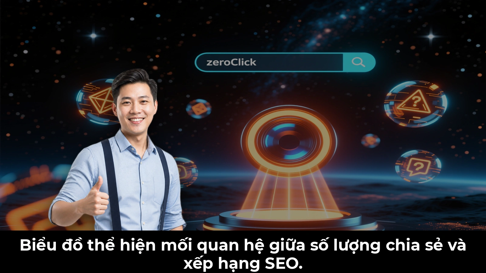 Biểu đồ thể hiện mối quan hệ giữa số lượng chia sẻ và xếp hạng SEO.