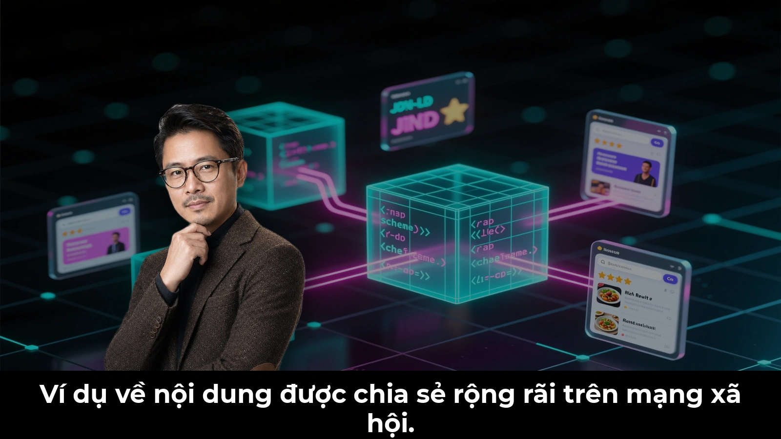 Ví dụ về nội dung được chia sẻ rộng rãi trên mạng xã hội.