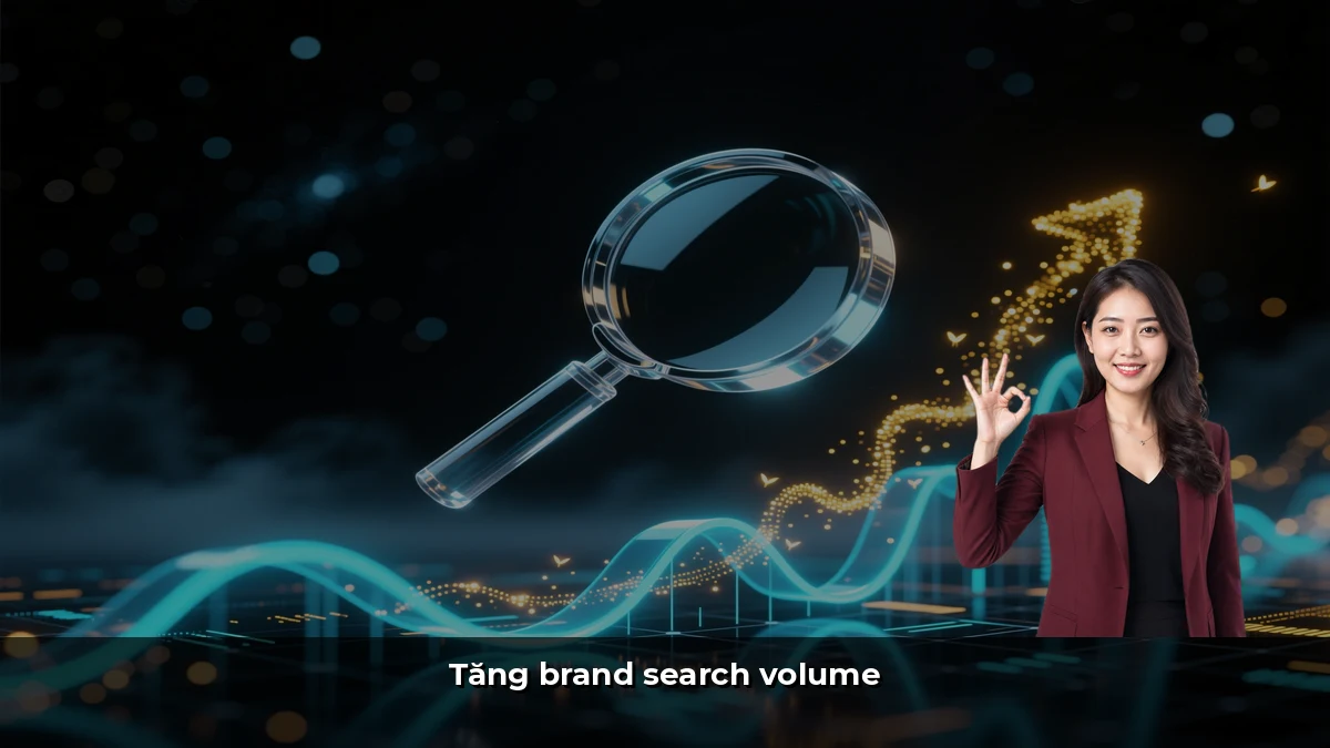 Tăng brand search volume