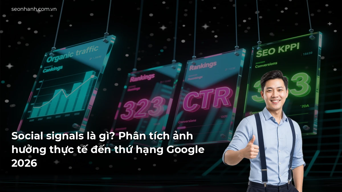 Social signals là gì? Phân tích ảnh hưởng thực tế đến thứ hạng Google 2026