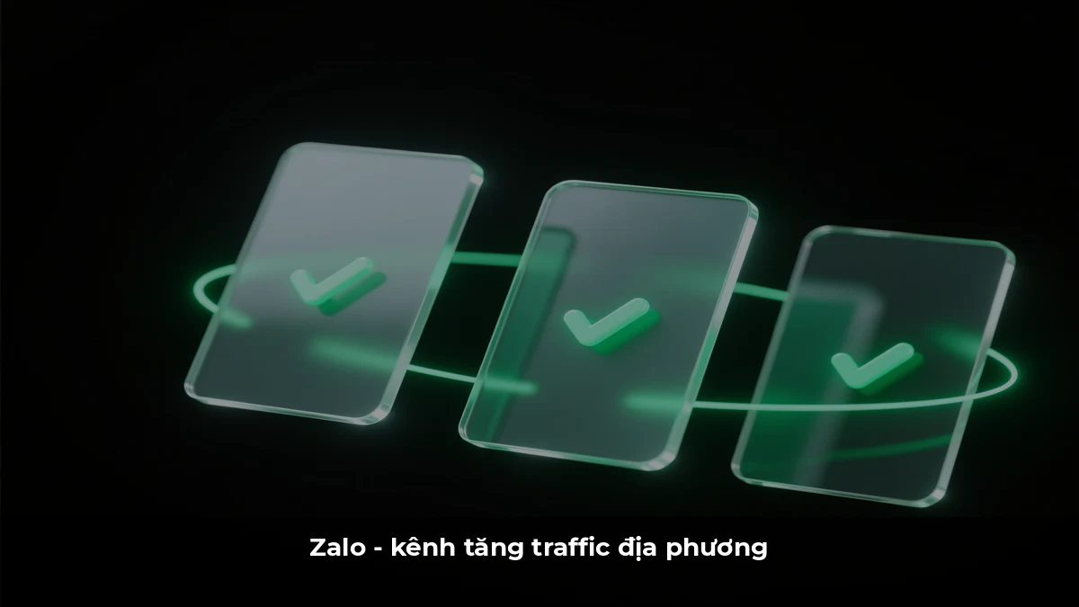 Zalo - kênh tăng traffic địa phương