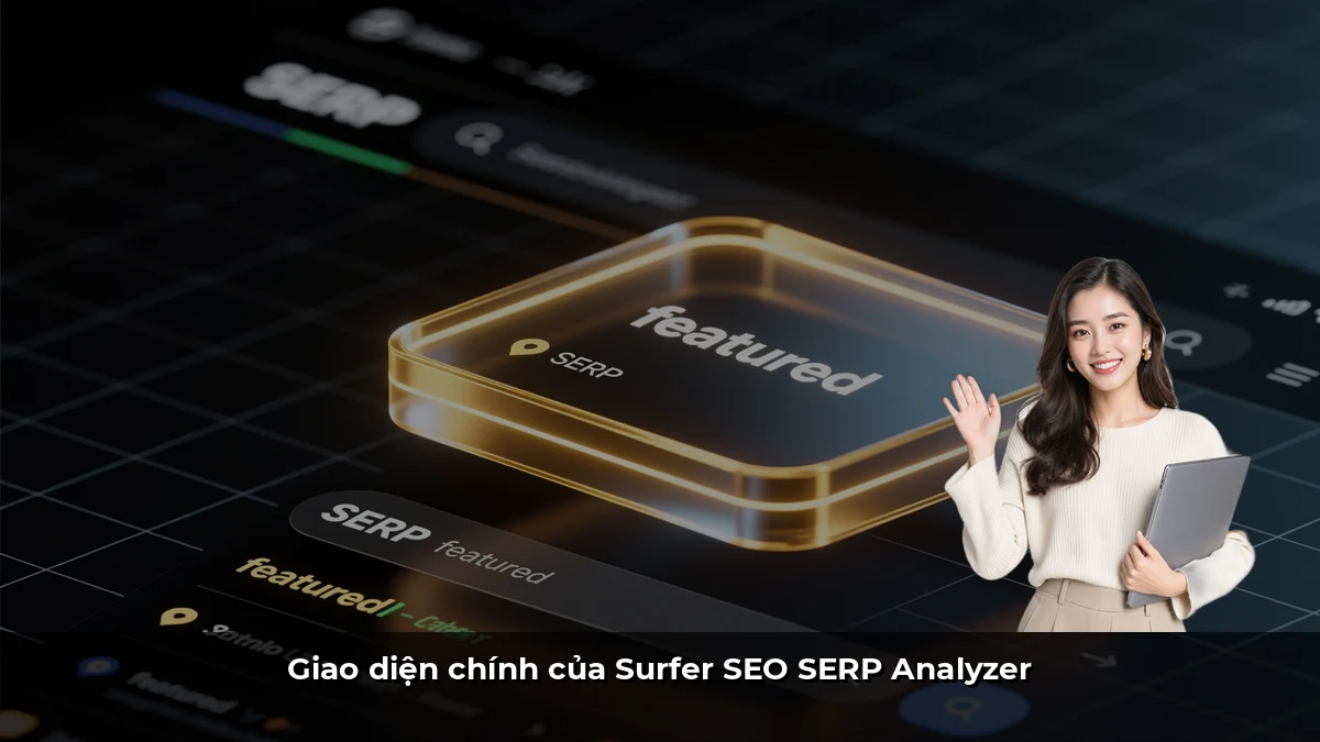Giao diện chính của Surfer SEO SERP Analyzer