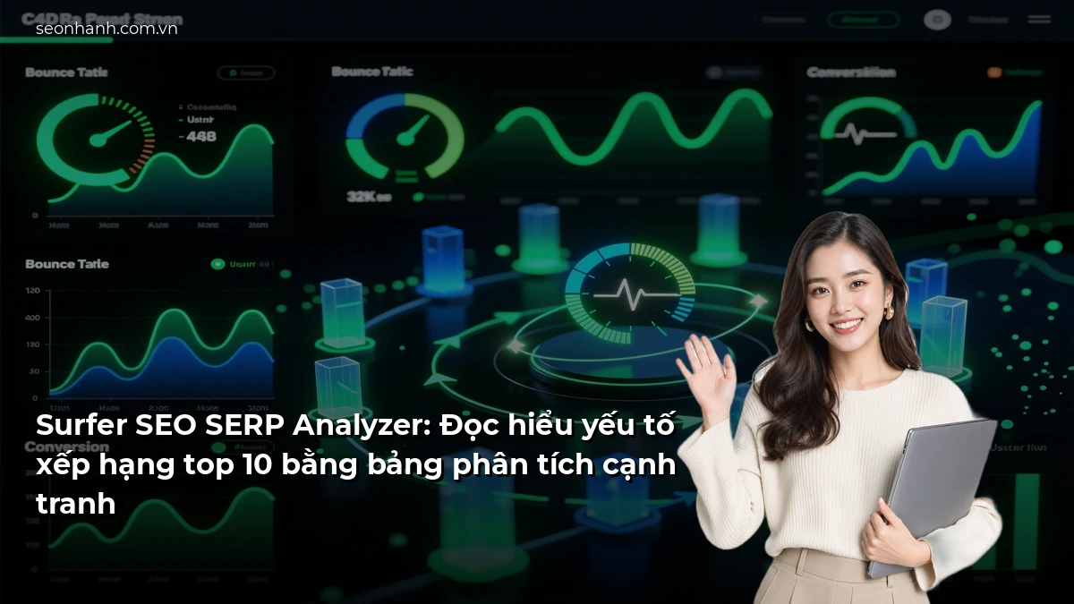 Surfer SEO SERP Analyzer: Đọc hiểu yếu tố xếp hạng top 10 bằng bảng phân tích cạnh tranh