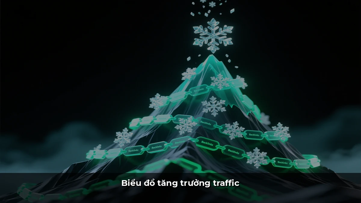 Biểu đồ tăng trưởng traffic