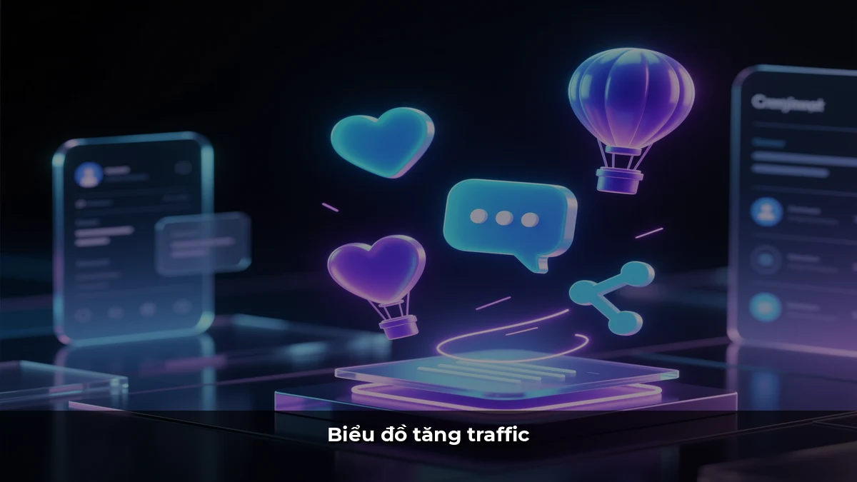 Biểu đồ tăng traffic