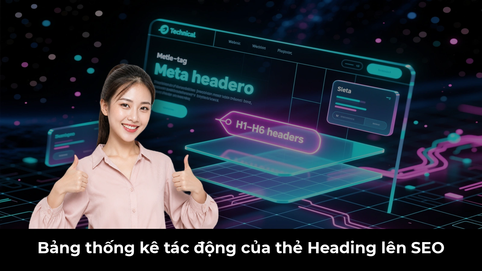 Bảng thống kê tác động của thẻ Heading lên SEO