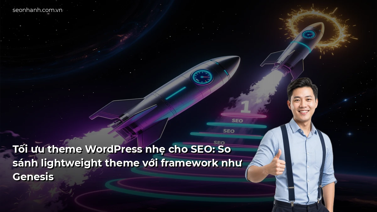 Tối ưu theme WordPress nhẹ cho SEO: So sánh lightweight theme với framework như Genesis