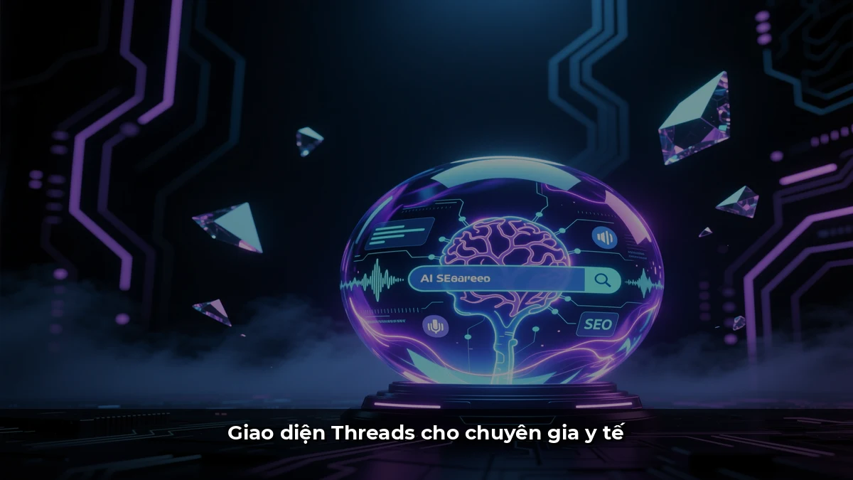 Giao diện Threads cho chuyên gia y tế