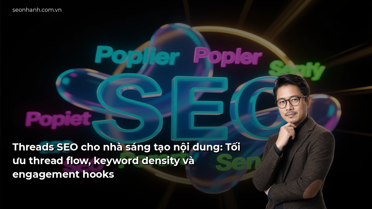 Threads SEO cho nhà sáng tạo nội dung: Tối ưu thread flow, keyword density và engagement hooks