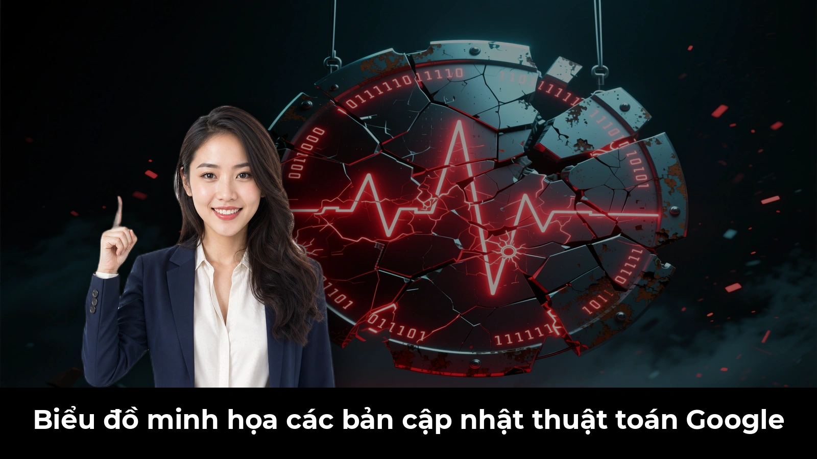 Biểu đồ minh họa các bản cập nhật thuật toán Google