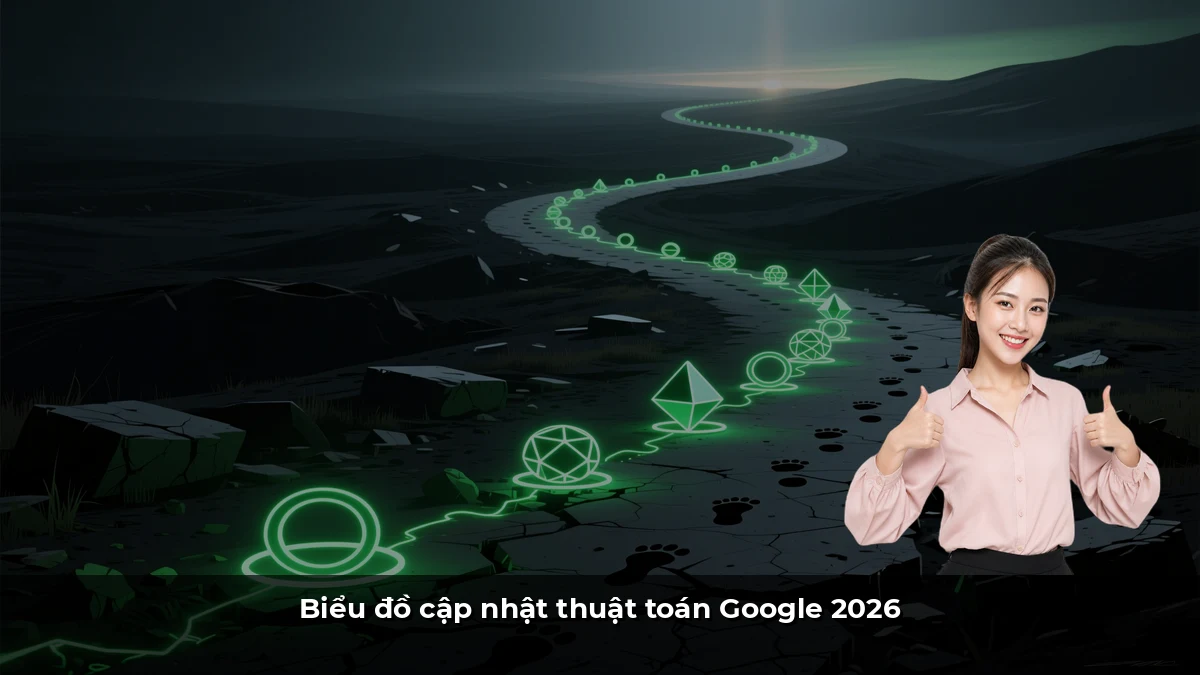 Biểu đồ cập nhật thuật toán Google 2026