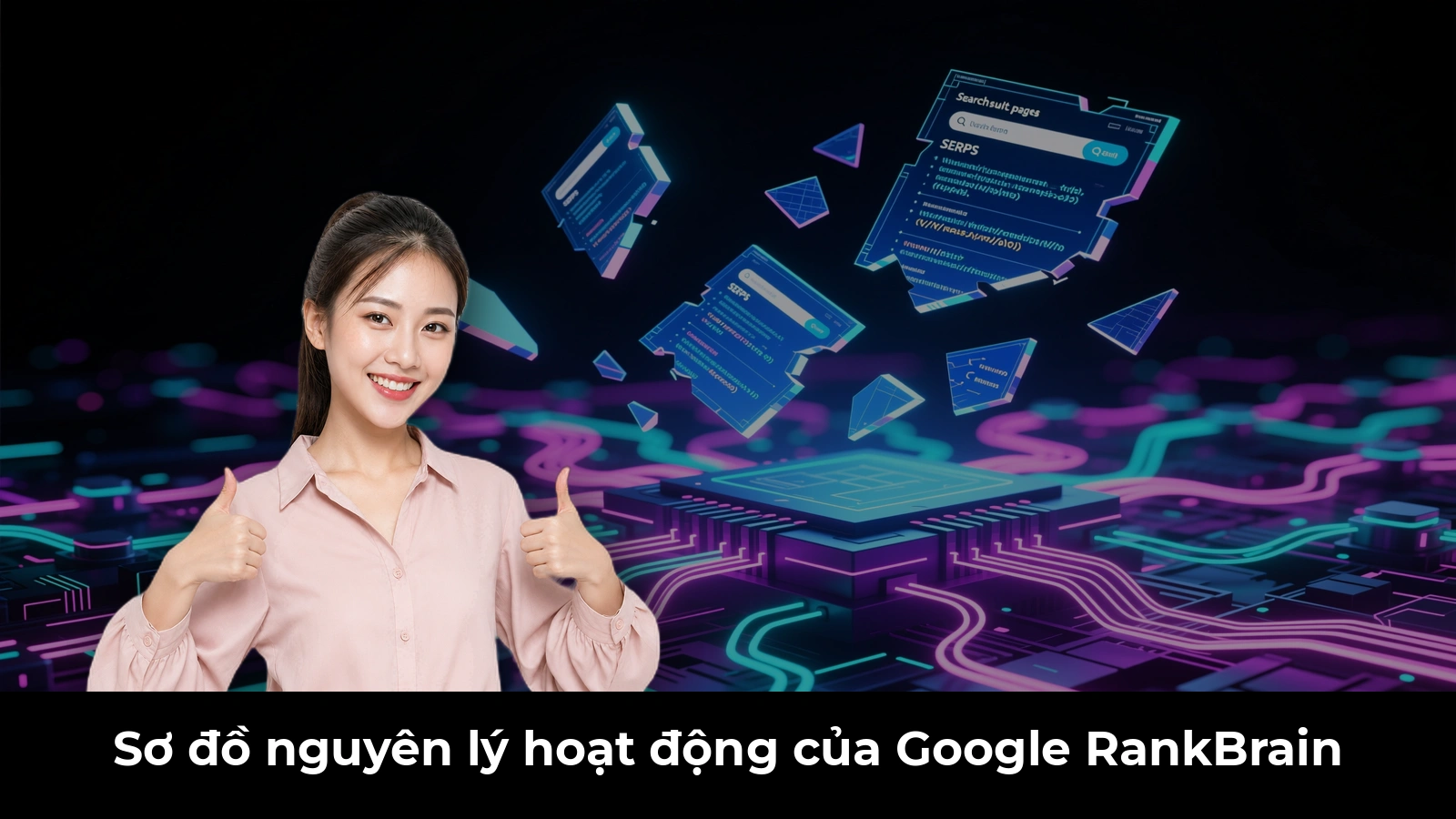 Sơ đồ nguyên lý hoạt động của Google RankBrain