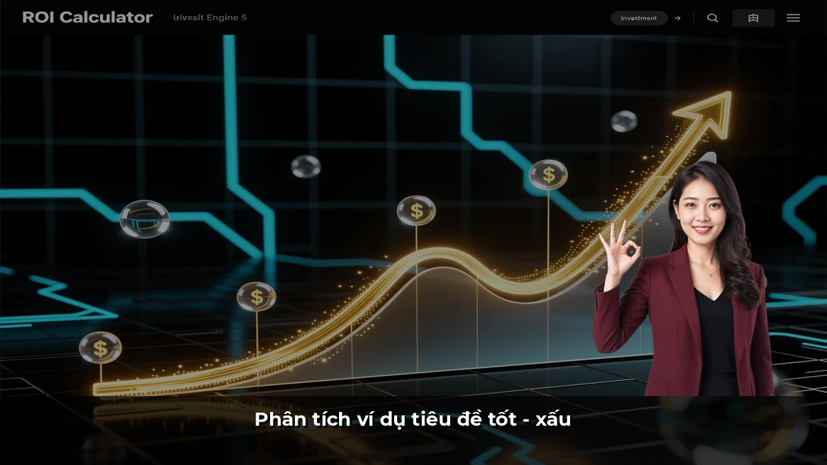 Phân tích ví dụ tiêu đề tốt - xấu