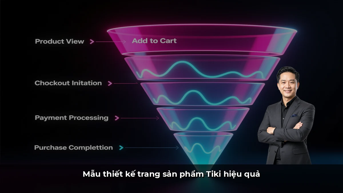 Mẫu thiết kế trang sản phẩm Tiki hiệu quả
