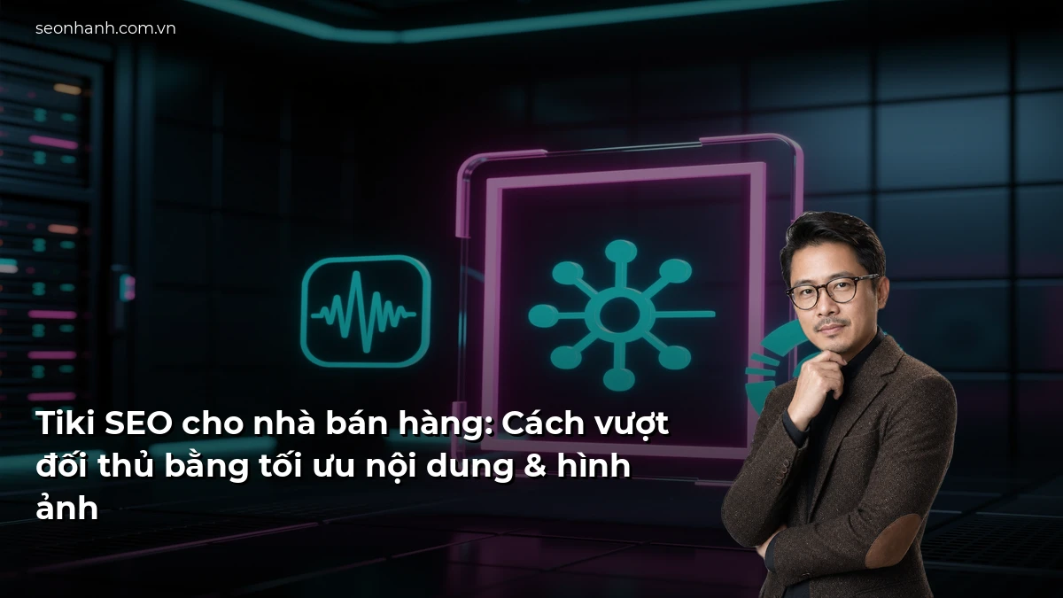 Tiki SEO cho nhà bán hàng: Cách vượt đối thủ bằng tối ưu nội dung & hình ảnh