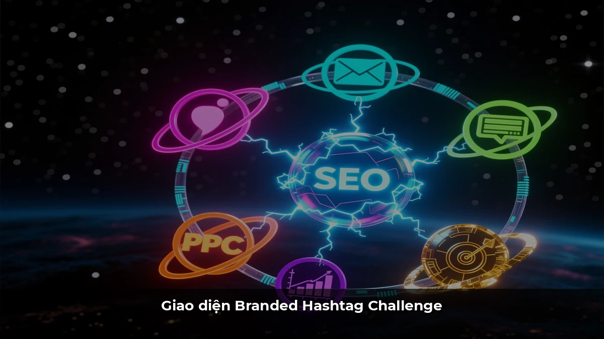 Giao diện Branded Hashtag Challenge