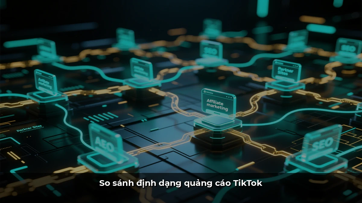 So sánh định dạng quảng cáo TikTok