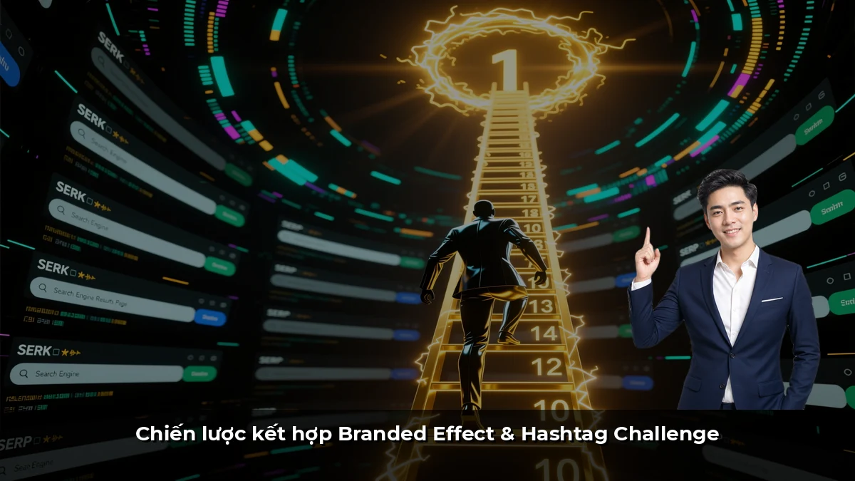 Chiến lược kết hợp Branded Effect & Hashtag Challenge