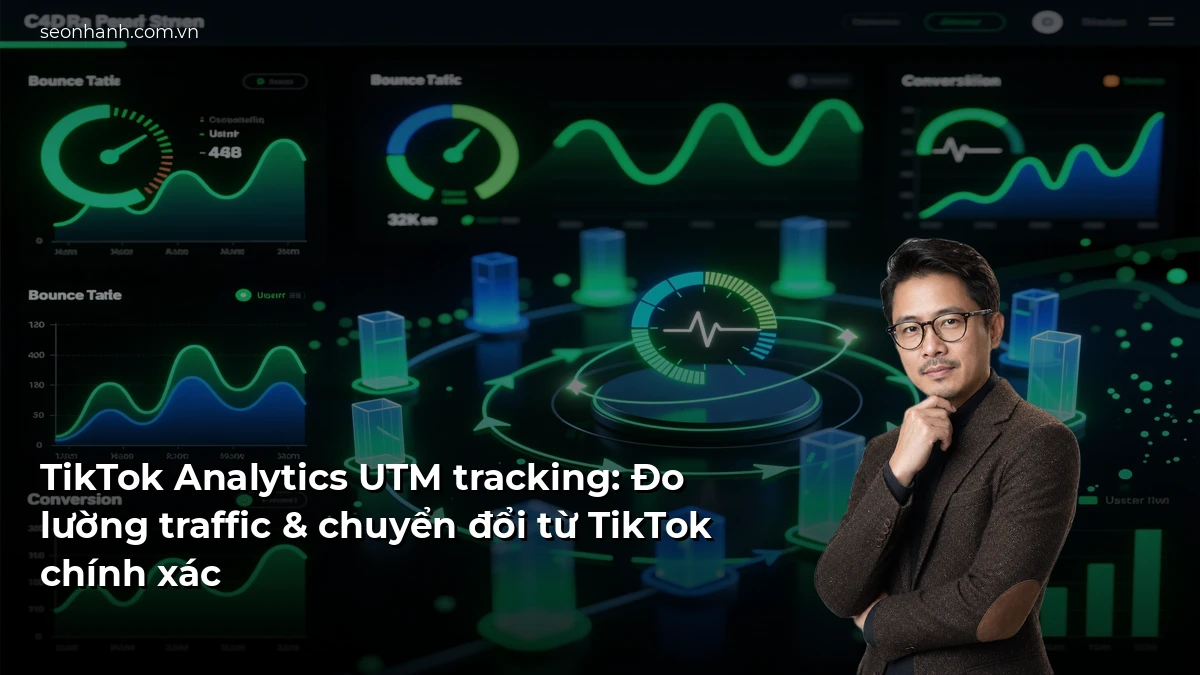 TikTok Analytics UTM tracking: Đo lường traffic & chuyển đổi từ TikTok chính xác