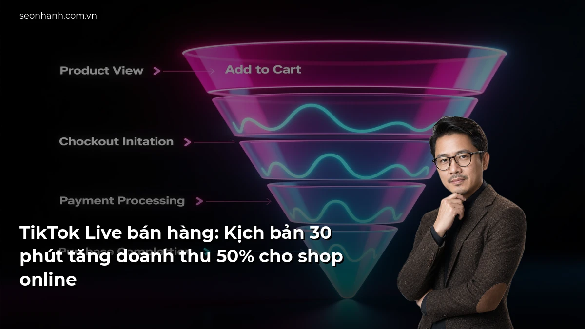 TikTok Live bán hàng: Kịch bản 30 phút tăng doanh thu 50% cho shop online