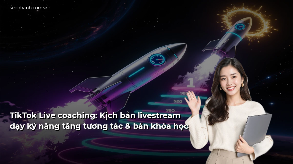 TikTok Live coaching: Kịch bản livestream dạy kỹ năng tăng tương tác & bán khóa học