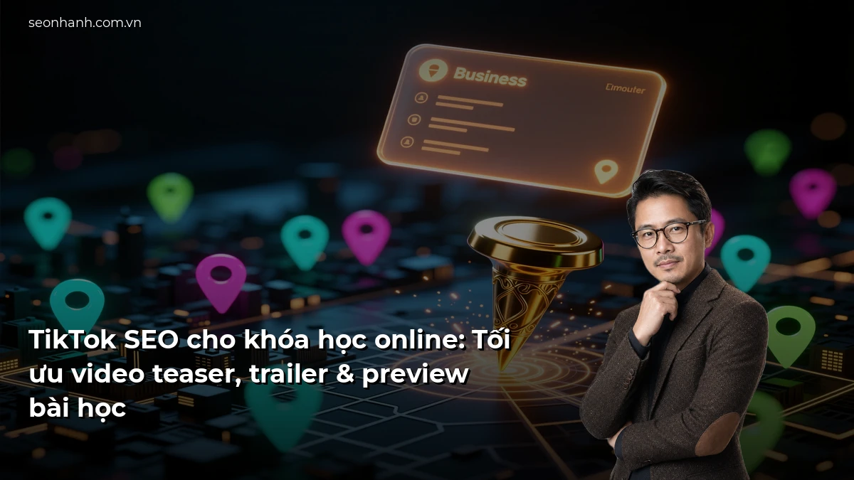 TikTok SEO cho khóa học online: Tối ưu video teaser, trailer & preview bài học