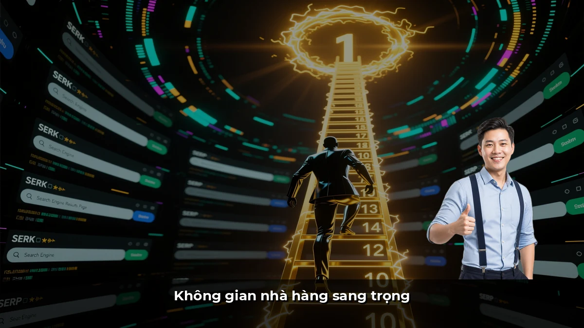 Không gian nhà hàng sang trọng