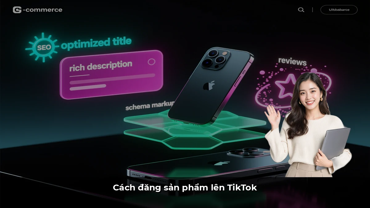 Cách đăng sản phẩm lên TikTok