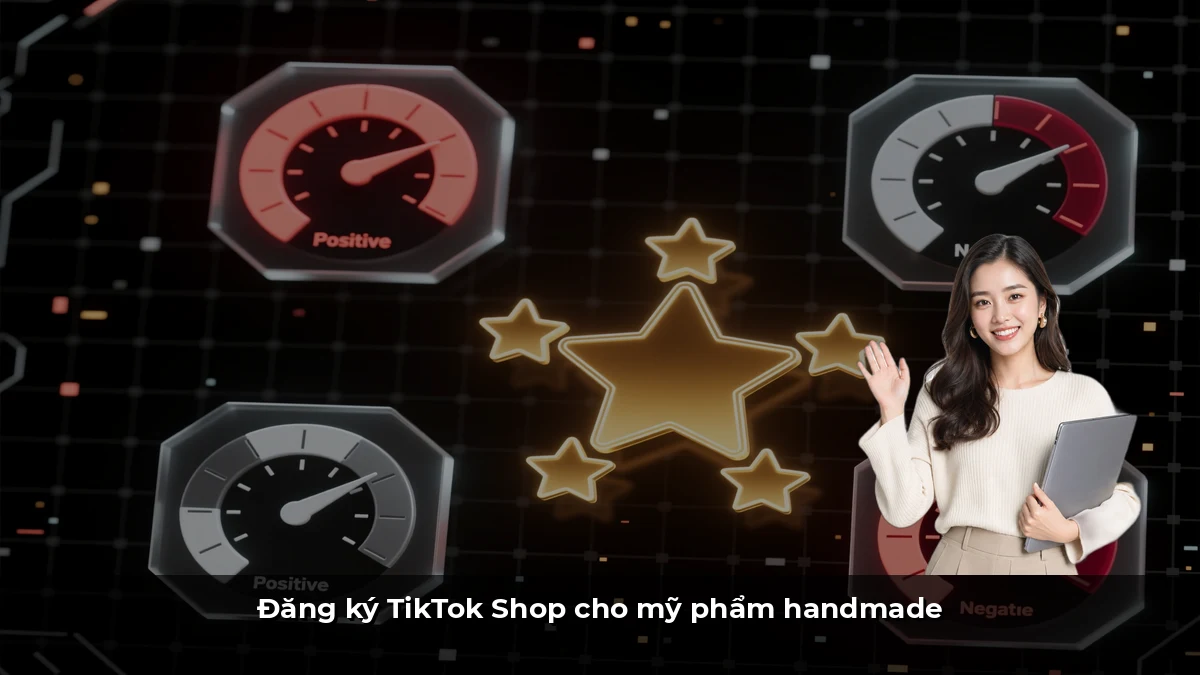 Đăng ký TikTok Shop cho mỹ phẩm handmade